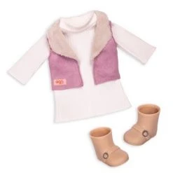 Our Generation 18" Doll & Pet Set - Kinzie with Plush Saint Bernard Dog -Our Generation Store unnamed file 1003