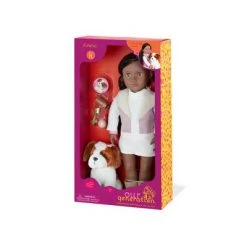 Our Generation 18" Doll & Pet Set - Kinzie with Plush Saint Bernard Dog -Our Generation Store unnamed file 1005