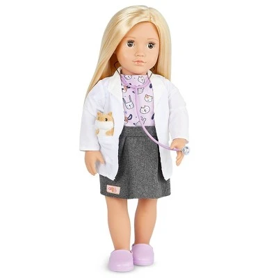 Our Generation Noemie with Plush Hamster 18" Pet Care Vet Doll 3 Our Generation Noemie with Plush Hamster 18" Pet Care Vet Doll