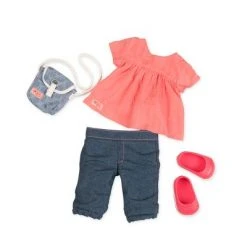 Our Generation Reese with Storybook 18" Posable Travel Doll -Our Generation Store unnamed file 1066