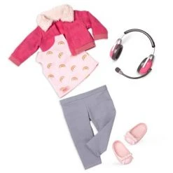 Our Generation 18" Posable Travel Doll with Storybook - Aryal -Our Generation Store unnamed file 1074