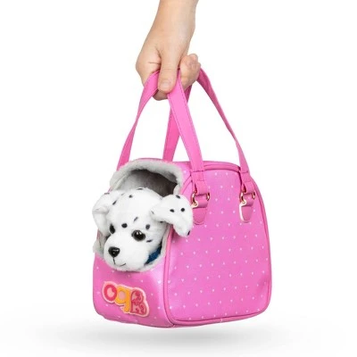 Our Generation Hop In Dog Carrier & Pet Plush Puppy Dalmatian for 18" Dolls 4 Our Generation Hop In Dog Carrier & Pet Plush Puppy Dalmatian for 18" Dolls - Image 2