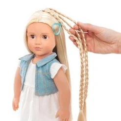 Our Generation Phoebe & Berry Nice Salon Bundle 18" Fashion Doll with Hair Play Set