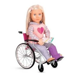 Our Generation 18" Doll with Wheelchair - Martha & Heals on Wheels Bundle
