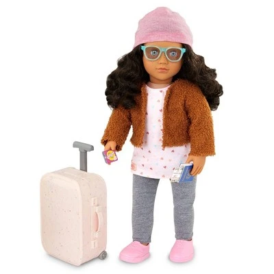 Our Generation Lisandra & Rolling Luggage 18" Travel Doll 3 Our Generation Lisandra & Rolling Luggage 18" Travel Doll