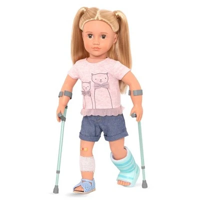 Our Generation Crutches & Cast Care Set for 18" Dolls - Recovery Ready 3 Our Generation Crutches & Cast Care Set for 18" Dolls - Recovery Ready