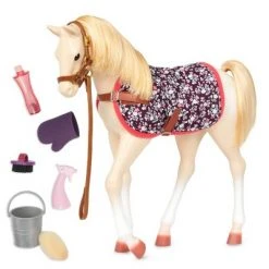Our Generation Palomino Horse Foal Accessory Set for 18" Dolls -Our Generation Store unnamed file 24