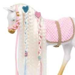 Our Generation 12" Hair Play Foal - Glitter & Hearts Andalusian Horse in White 10 Our Generation 12" Hair Play Foal - Glitter & Hearts Andalusian Horse in White -Our Generation Store unnamed file 250