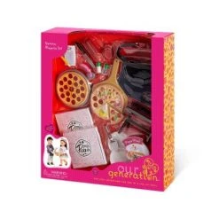Our Generation Play Food Pizza Set for 18" Dolls - Yummy Pizzeria -Our Generation Store unnamed file 294