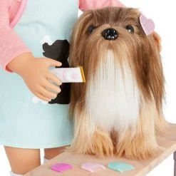 Our Generation Lhasa Apso Puppy 6" Hair Play Pet Dog Plush -Our Generation Store unnamed file 379