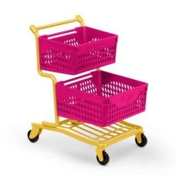 Our Generation Grocery Day Shopping Cart Pink & Yellow Accessory Set for 18" Dolls -Our Generation Store unnamed file 414