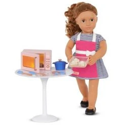 Our Generation In the Kitchen Microwave Accessory Set for 18" Dolls