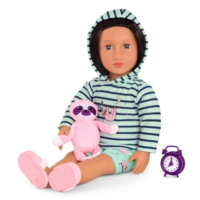 Our Generation Sleepy Sloth Pajama Outfit with Soft Plush for 18" Dolls 4 Our Generation Sleepy Sloth Pajama Outfit with Soft Plush for 18" Dolls - Image 2