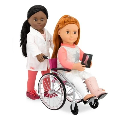 Our Generation Heals on Wheels - Wheelchair Accessory Set for 18" Dolls 5 Our Generation Heals on Wheels - Wheelchair Accessory Set for 18" Dolls - Image 3