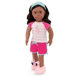 Our Generation Sleepover Pajama Outfit for 18" Dolls - Flamingo Dreaming -Our Generation Store unnamed file 537