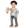 Our Generation 18" Boy Doll Camping Outfit with Light-up Lantern - Campsite Delight
