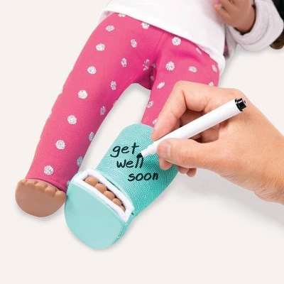 Our Generation Get Well Soon with Cast Outfit for 18" Dolls 4 Our Generation Get Well Soon with Cast Outfit for 18" Dolls - Image 2