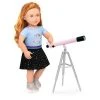 Our Generation Science Outfit with Pink Telescope for 18" Dolls - Hidden in the Stars -Our Generation Store unnamed file 570