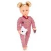 Our Generation One-Piece Pajama Outfit for 18" Dolls - Bear-ly Tired -Our Generation Store unnamed file 583