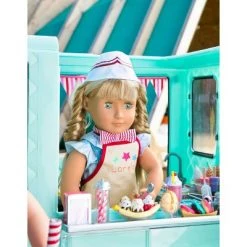 Our Generation Sweet Stop Ice Cream Truck with Electronics for 18" Dolls - Light Blue -Our Generation Store unnamed file 679