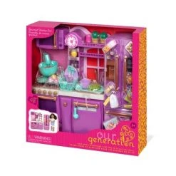 Our Generation Kitchen Accessory with Play Food for 18" Dolls - Gourmet Kitchen Playset - Lilac -Our Generation Store unnamed file 691