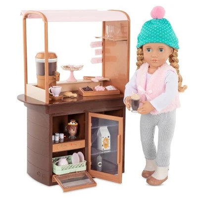 Our Generation Hot Chocolate Stand for 18" Dolls - Choco-tastic 5 Our Generation Hot Chocolate Stand for 18" Dolls - Choco-tastic - Image 3