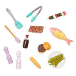 Our Generation BBQ Playset with Play Food for 18" Dolls - Backyard Grill -Our Generation Store unnamed file 714