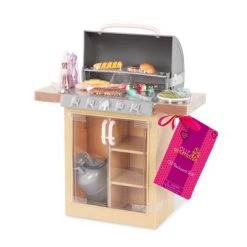 Our Generation BBQ Playset with Play Food for 18" Dolls - Backyard Grill -Our Generation Store unnamed file 715