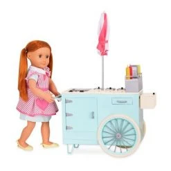 Our Generation Hot Dog Cart Accessory with Play Food for 18" Dolls - Retro Collection 18 Our Generation Hot Dog Cart Accessory with Play Food for 18" Dolls - Retro Collection -Our Generation Store unnamed file 728