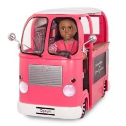 Our Generation Grill to Go Food Truck Playset with Electronics for 18" Dolls - Pink -Our Generation Store unnamed file 744