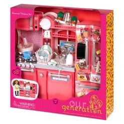 Our Generation Gourmet Kitchen Accessory Set - Pink -Our Generation Store unnamed file 752