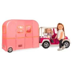 Our Generation RV Seeing You Camper for 18" Dolls - Pink -Our Generation Store unnamed file 761