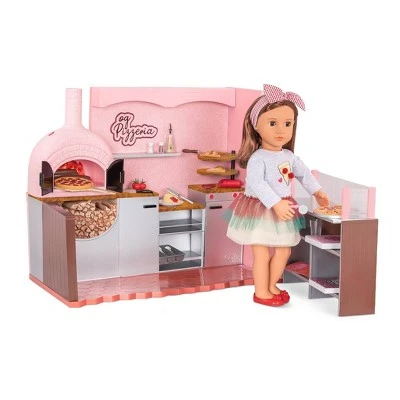 Our Generation Easy Cheesy Pizzeria Restaurant Accessory Playset for 18" Dolls 3 Our Generation Easy Cheesy Pizzeria Restaurant Accessory Playset for 18" Dolls - Image 2