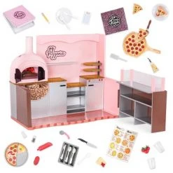 Our Generation Easy Cheesy Pizzeria Restaurant Accessory Playset for 18" Dolls 18 Our Generation Easy Cheesy Pizzeria Restaurant Accessory Playset for 18" Dolls -Our Generation Store unnamed file 823