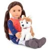Our Generation Leslie with Plush Dog Husky 18" Doll & Pet Set -Our Generation Store unnamed file 849