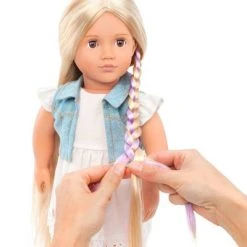 Our Generation Phoebe with Hair Clips & Styling Book 18" Hair Grow Doll -Our Generation Store unnamed file 860