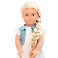 Our Generation Phoebe with Hair Clips & Styling Book 18" Hair Grow Doll -Our Generation Store unnamed file 862