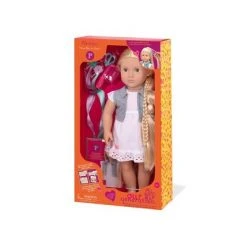 Our Generation Phoebe with Hair Clips & Styling Book 18" Hair Grow Doll -Our Generation Store unnamed file 864
