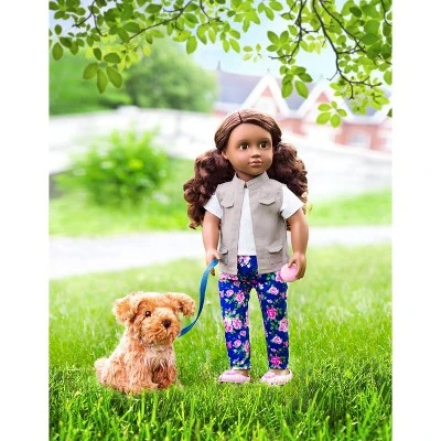 Our Generation Malia with Plush Dog Poodle 18" Doll & Pet Set 3 Our Generation Malia with Plush Dog Poodle 18" Doll & Pet Set