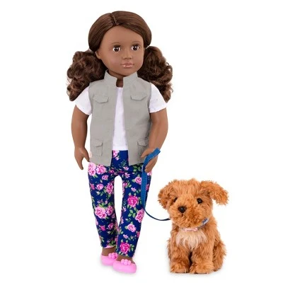 Our Generation Malia with Plush Dog Poodle 18" Doll & Pet Set 4 Our Generation Malia with Plush Dog Poodle 18" Doll & Pet Set - Image 2