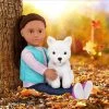 Our Generation Cassie and Pet Samoyed 18" Doll & Pet Plush Dog Set -Our Generation Store unnamed file 884