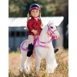 Our Generation Lily Anna with Horseback Riding Outfit & Book 18" Posable Doll -Our Generation Store unnamed file 907