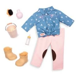 Our Generation 18" Equestrian Doll & Horse Set - Yanira with Foal -Our Generation Store unnamed file 910