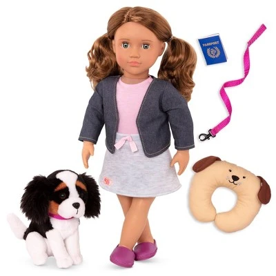 Our Generation 18" Doll & Pet Travel Set - Maddie with Plush Dog 3 Our Generation 18" Doll & Pet Travel Set - Maddie with Plush Dog