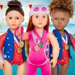 Our Generation Posable 18" Swimmer Doll - Maya